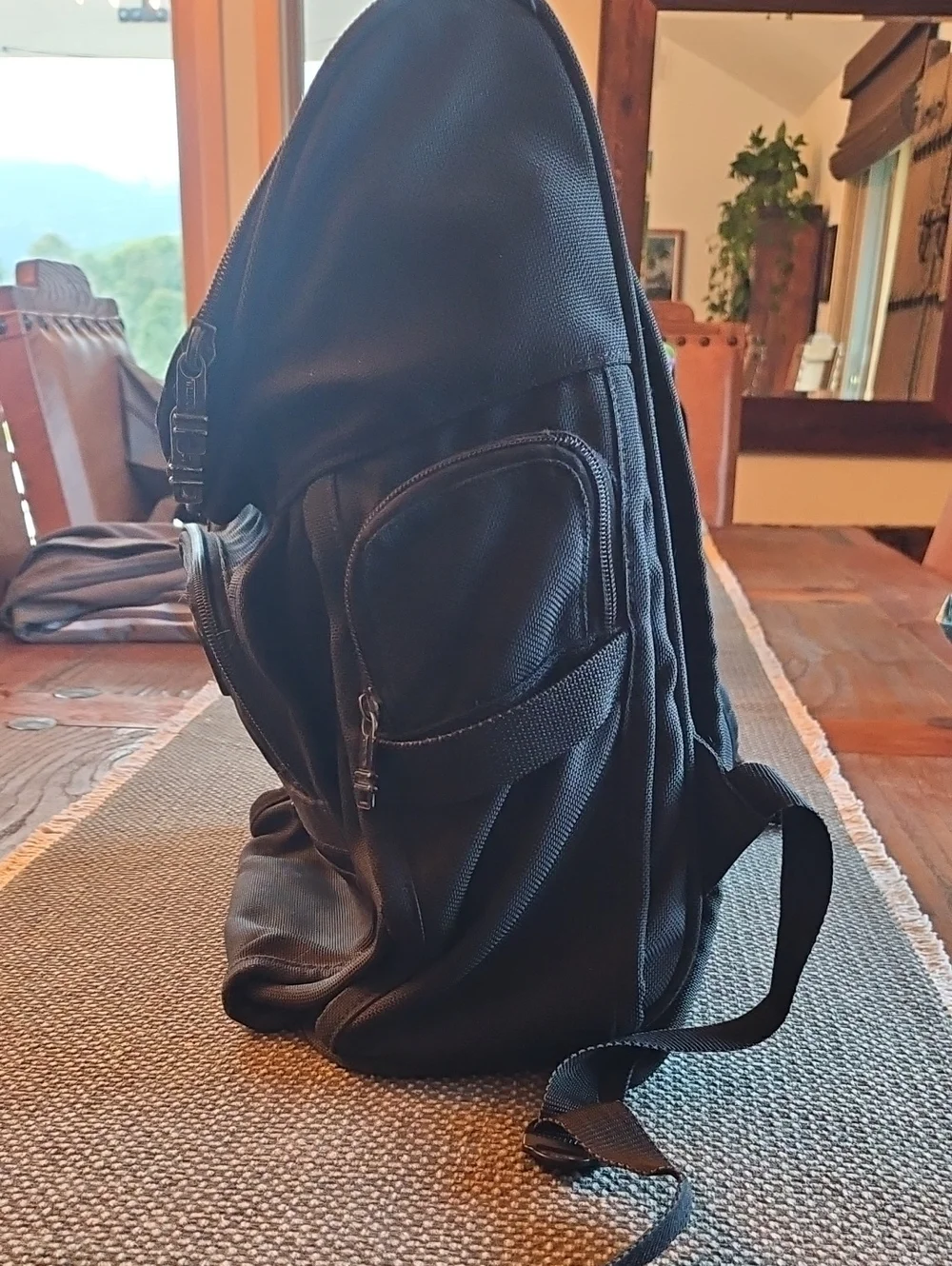 Tumi Black Men's Travel Backpack -